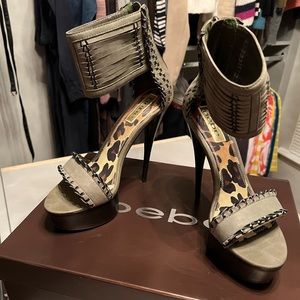 Bebe Olive strappy platform sandal.  Used. Great condition.